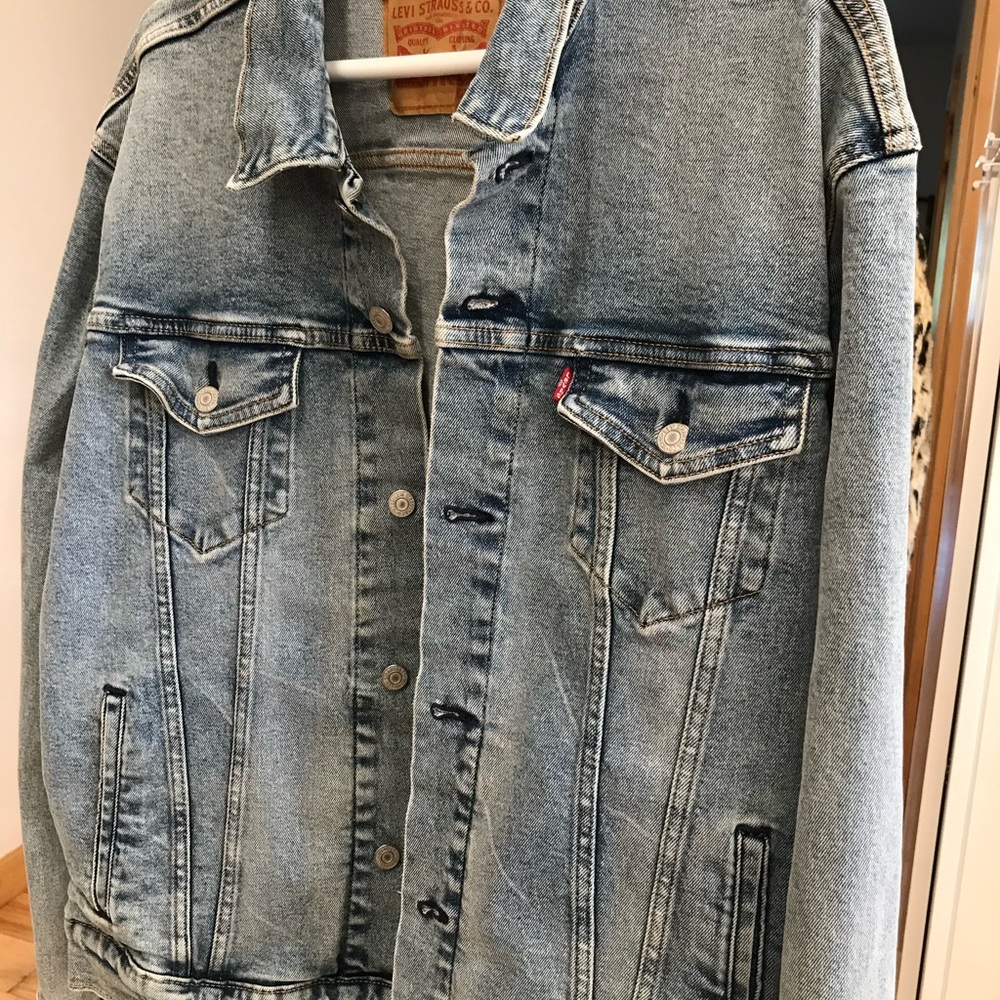 Levi's Classic Blue Denim Jacket Trucker Jacket Large